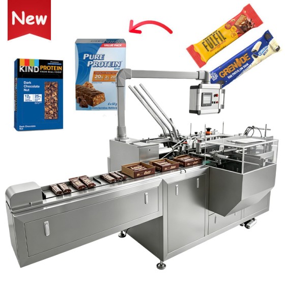 Automatic Protein bars and energy bars Cartoning Packing Machine